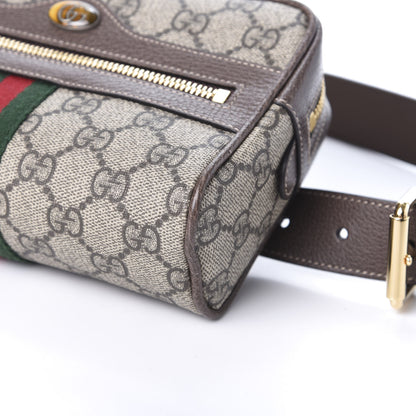 Gucci GG Supreme Monogram Web Small Ophidia Belt Bag 95 38 Dark Brown 9 of 9