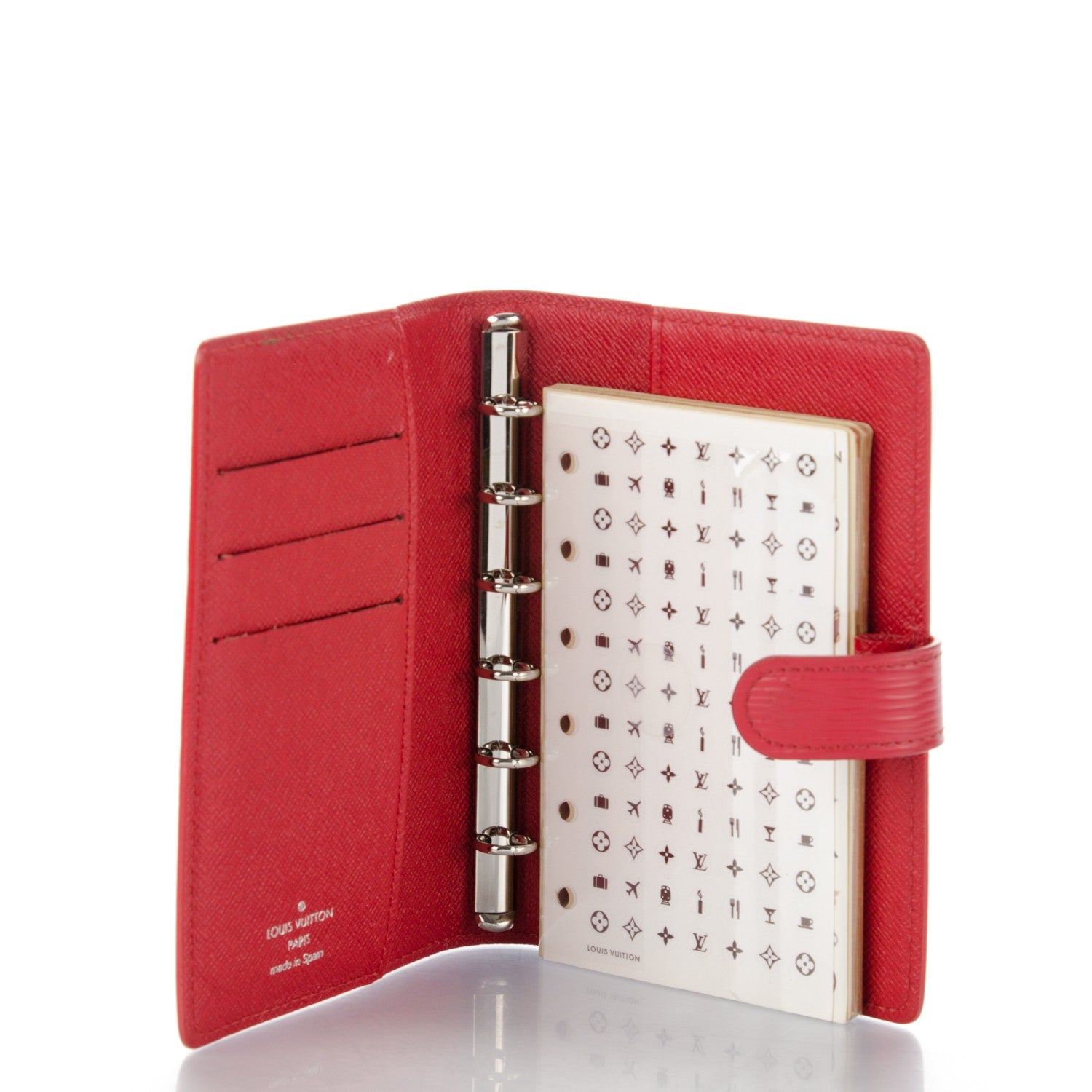 Louis Vuitton Epi Small Ring Agenda Cover Rouge 8 of 8