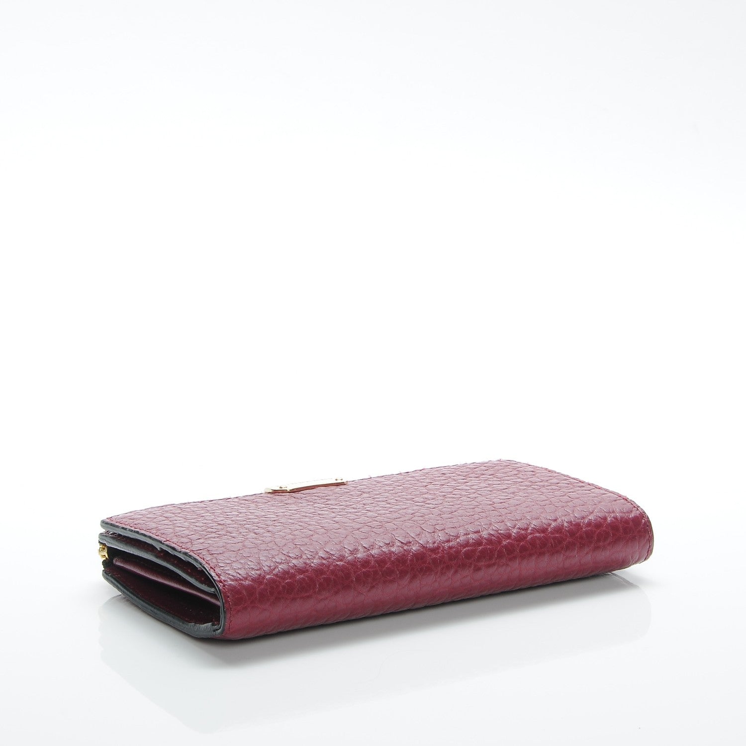 Burberry Heritage Grain Alvington Continental Wallet Damson Magenta 4 of 7