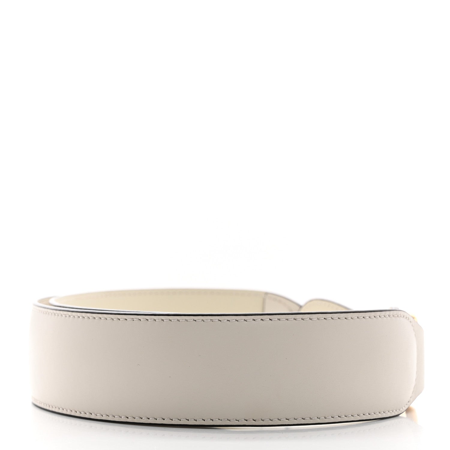Gucci Efesto Leather Horsebit 25mm Belt 80 32 Mystic White 2 of 6
