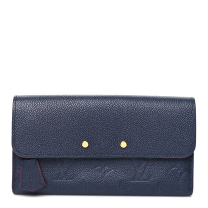 Louis Vuitton Empreinte Pont-Neuf Wallet Marine Rouge 1 of 11