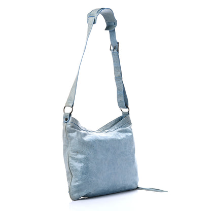 Balenciaga Chevre Classic Hardware Flat Messenger Sky Blue 2 of 24