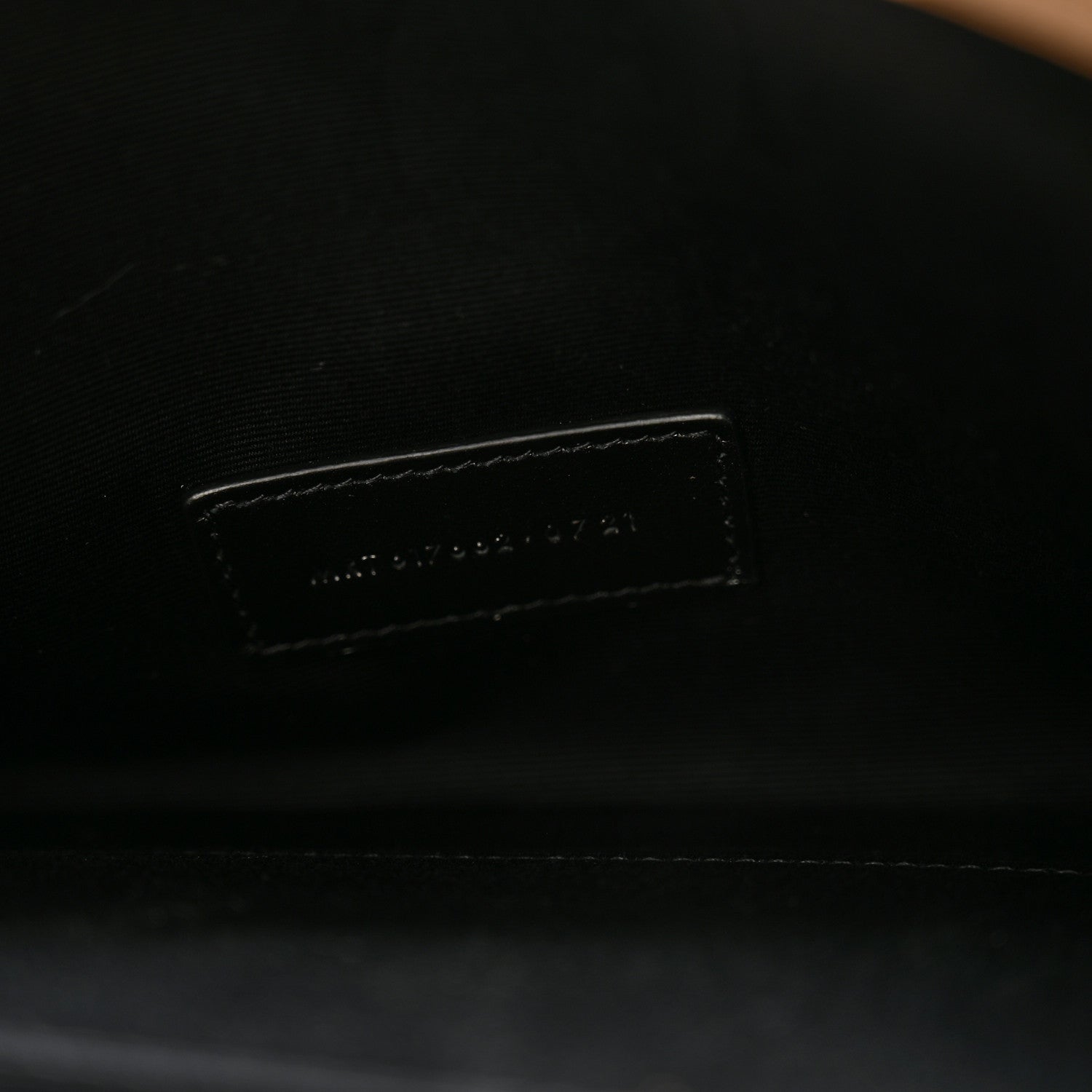 Saint Laurent Grain De Poudre Matelasse Chevron Monogram Envelope Clutch Dark Beige 7 of 8