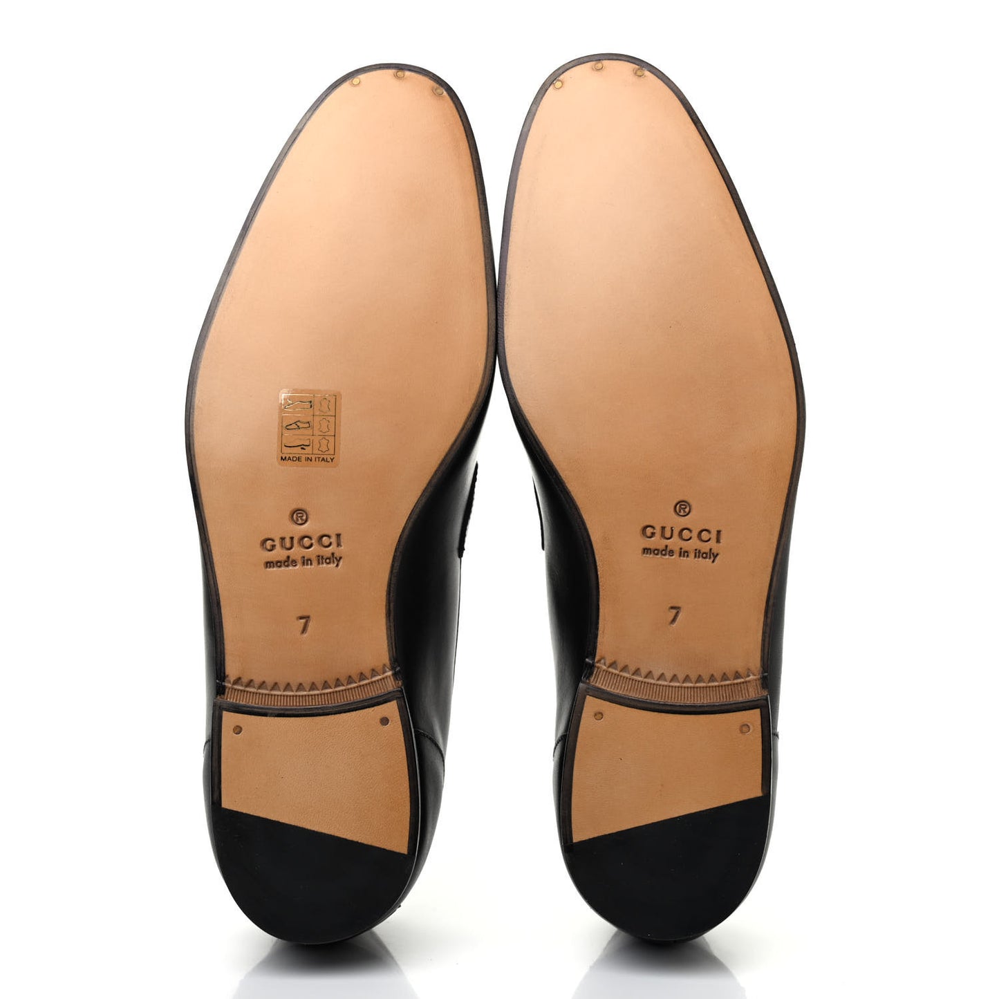 Calfskin Horsebit Mens Jordaan Loafers 7 Black