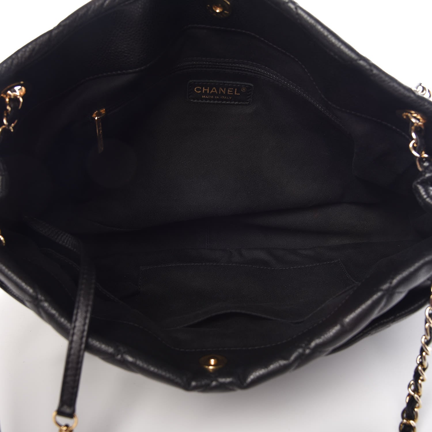 Chanel Caviar Quilted Timeless CC Soft Tote Black 5 of 14