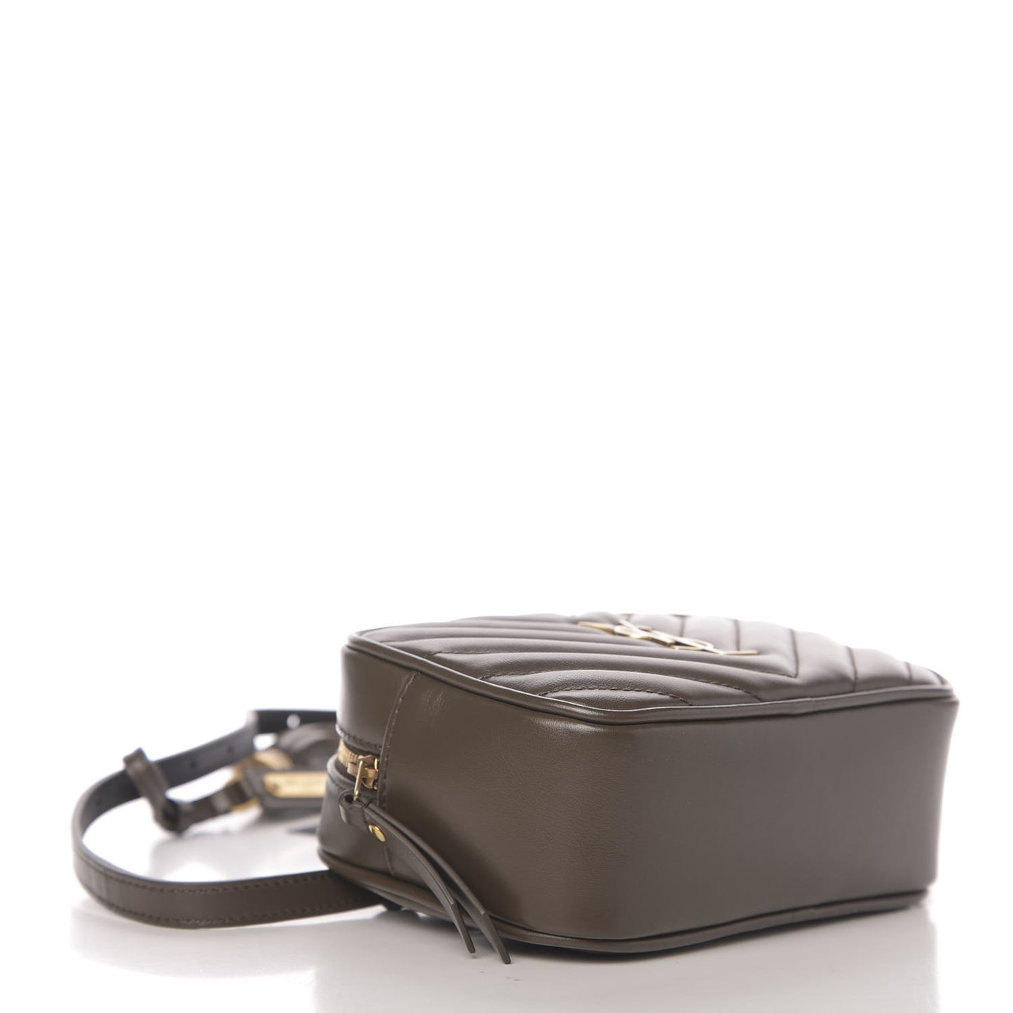 Calfskin Matelasse Monogram Lou Belt Bag Faggio