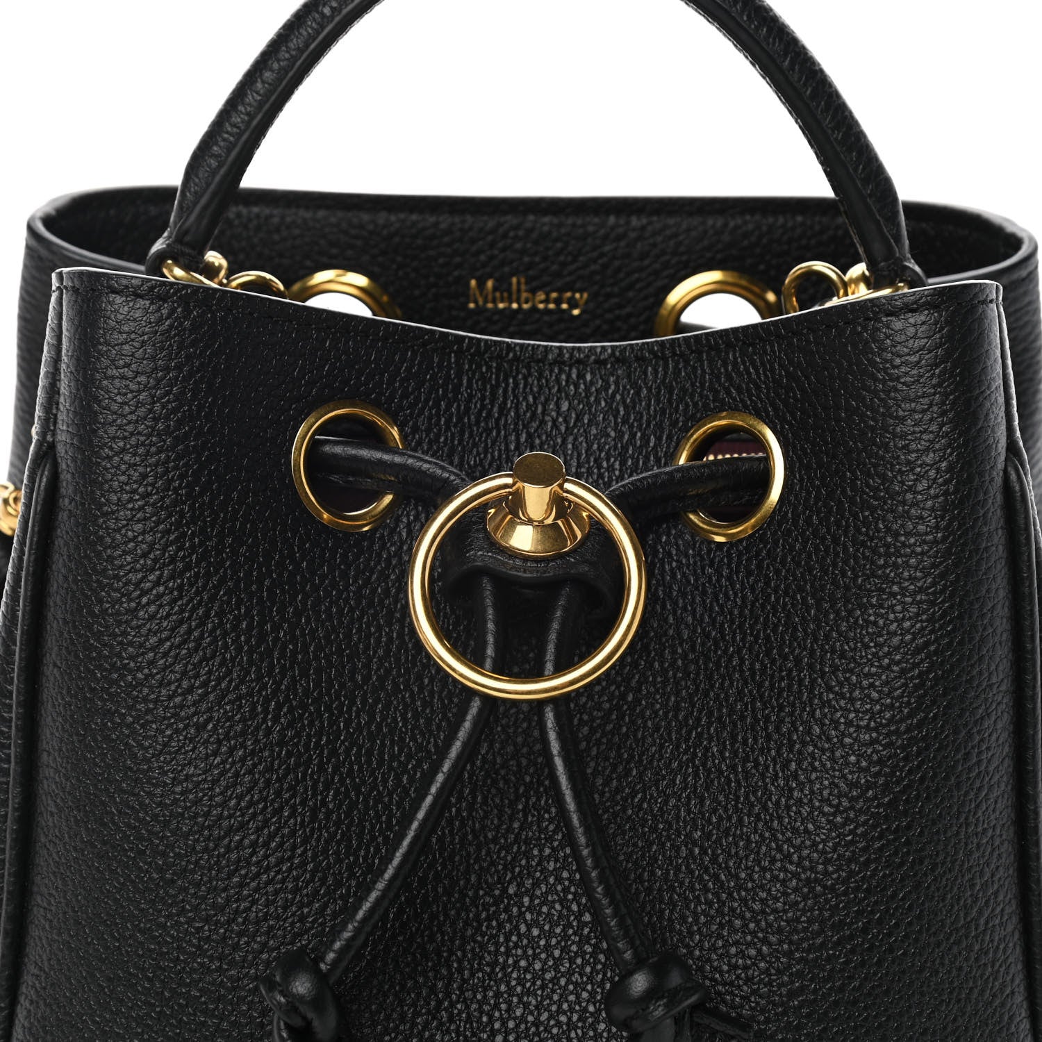 Mulberry Small Classic Grain Small Hampstead Black 6 of 10