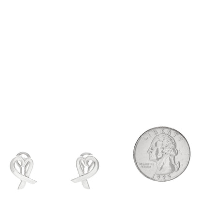 Tiffany Sterling Silver Paloma Picasso Loving Heart Clip On Earrings 2 of 4