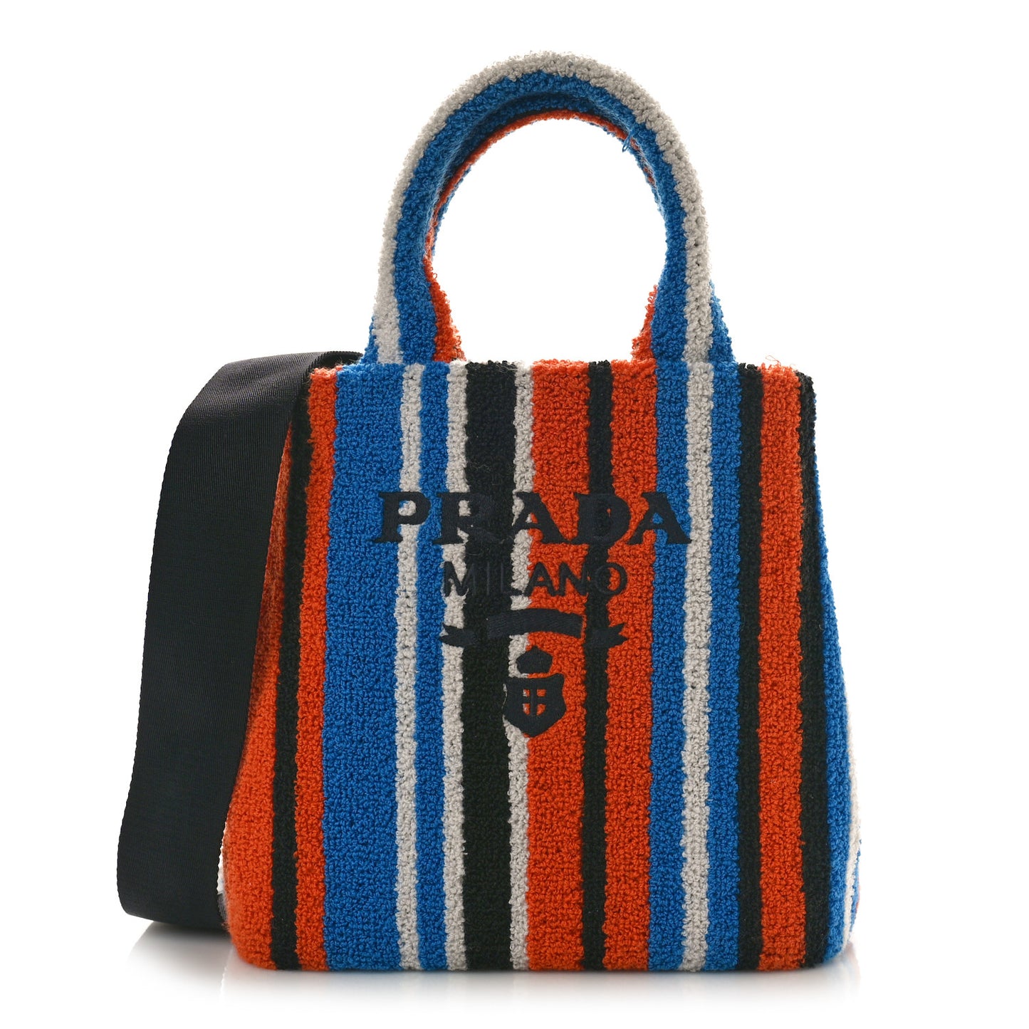 Terry Cloth Small Stripe Tote