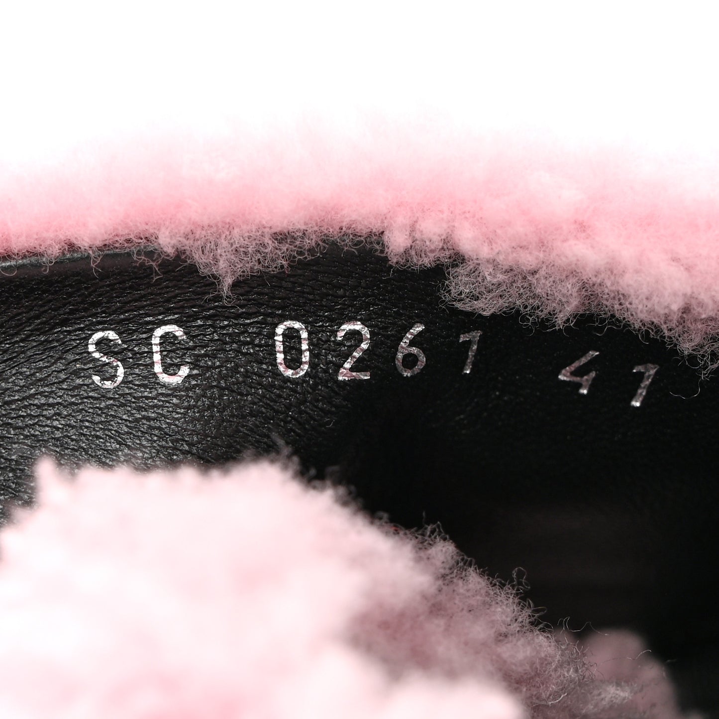 Shearling Paseo Sandals 41 Pink