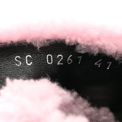 Louis Vuitton Shearling Paseo Sandals 41 Pink 8 of 8