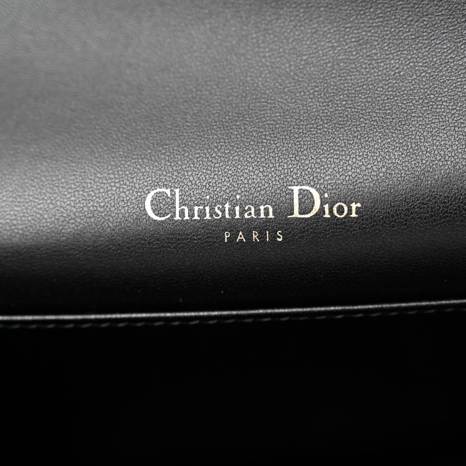 Christian Dior Lambskin Cannage Lady Dior Pouch Black 7 of 10