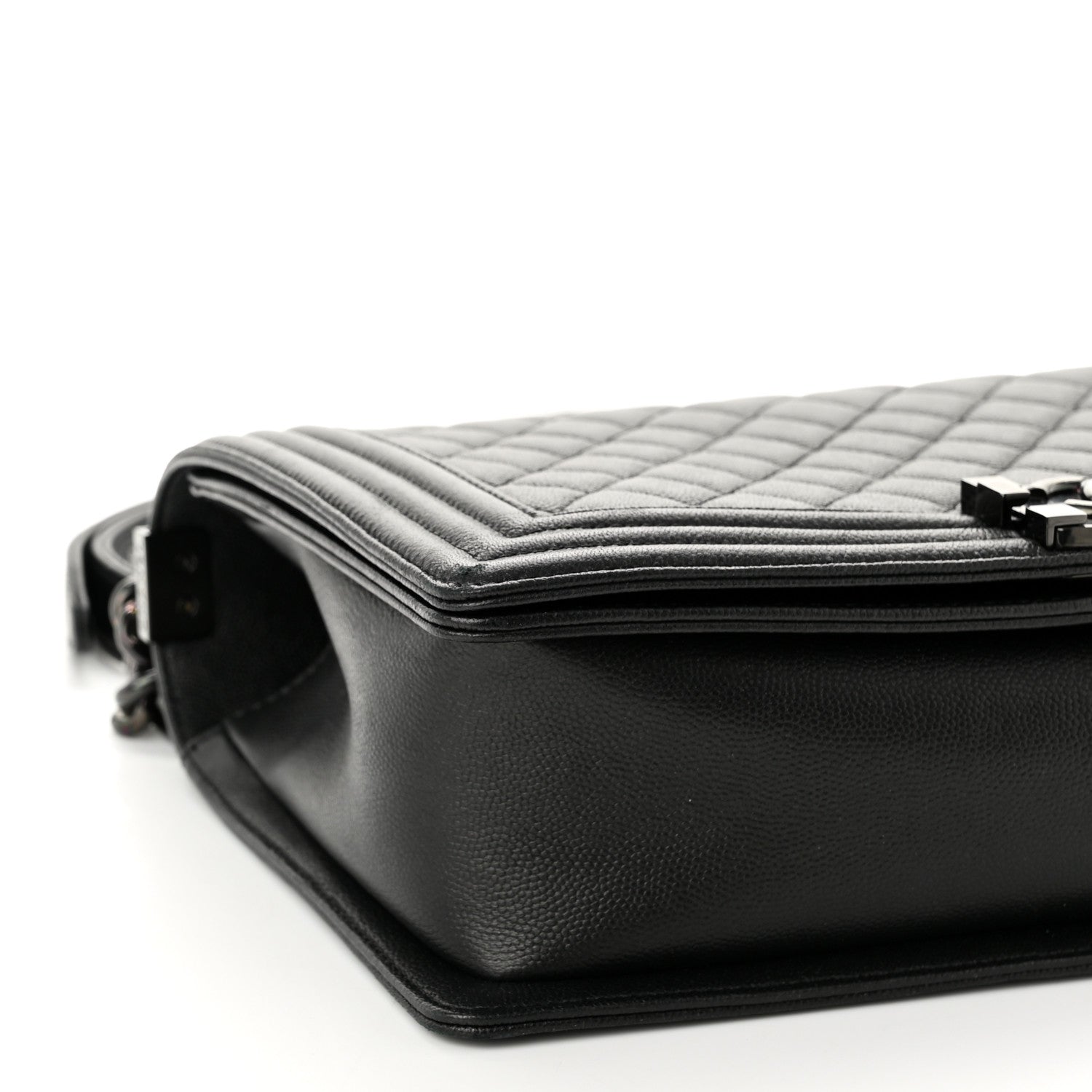 Chanel Caviar Quilted New Medium Boy Flap So Black 9 of 11
