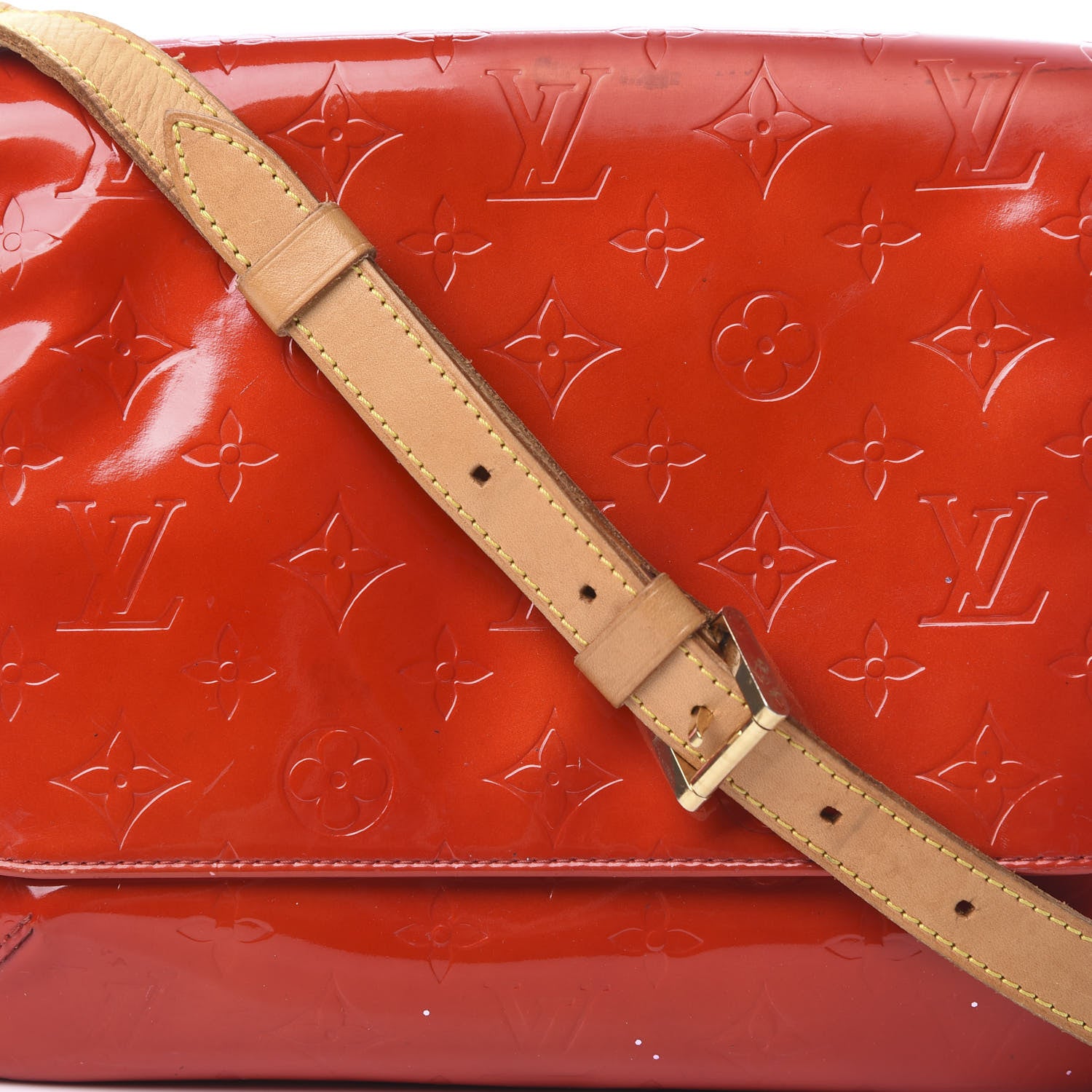 Louis Vuitton Vernis Thompson Street Rouge 8 of 19