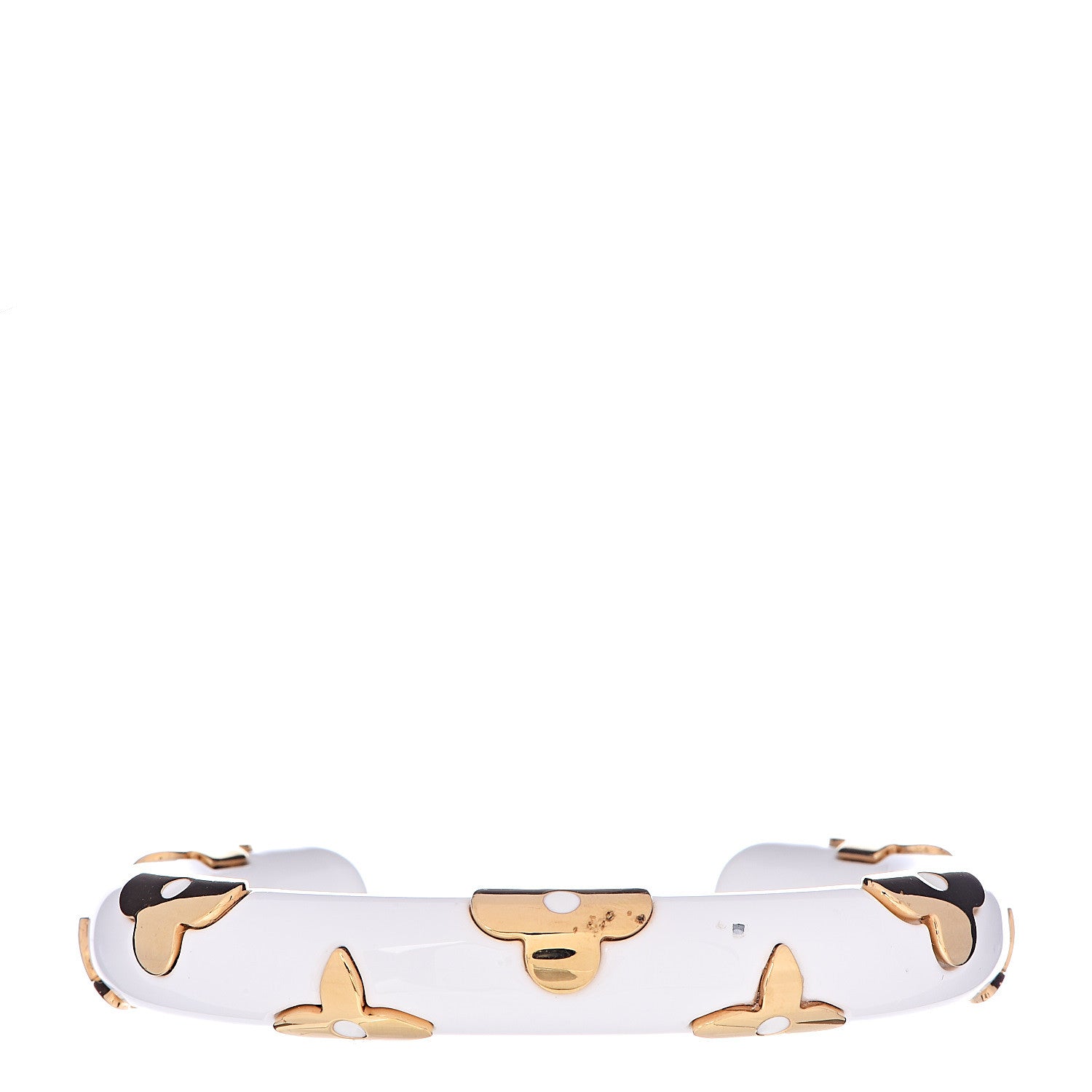 Louis Vuitton Resin Daily Monogram Bracelet M White 1 of 6