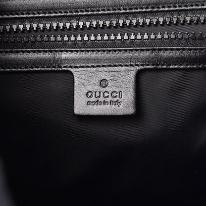 Gucci Nylon L'Aveugle Par Amour Embroidered Double Buckle Backpack Red 6 of 10