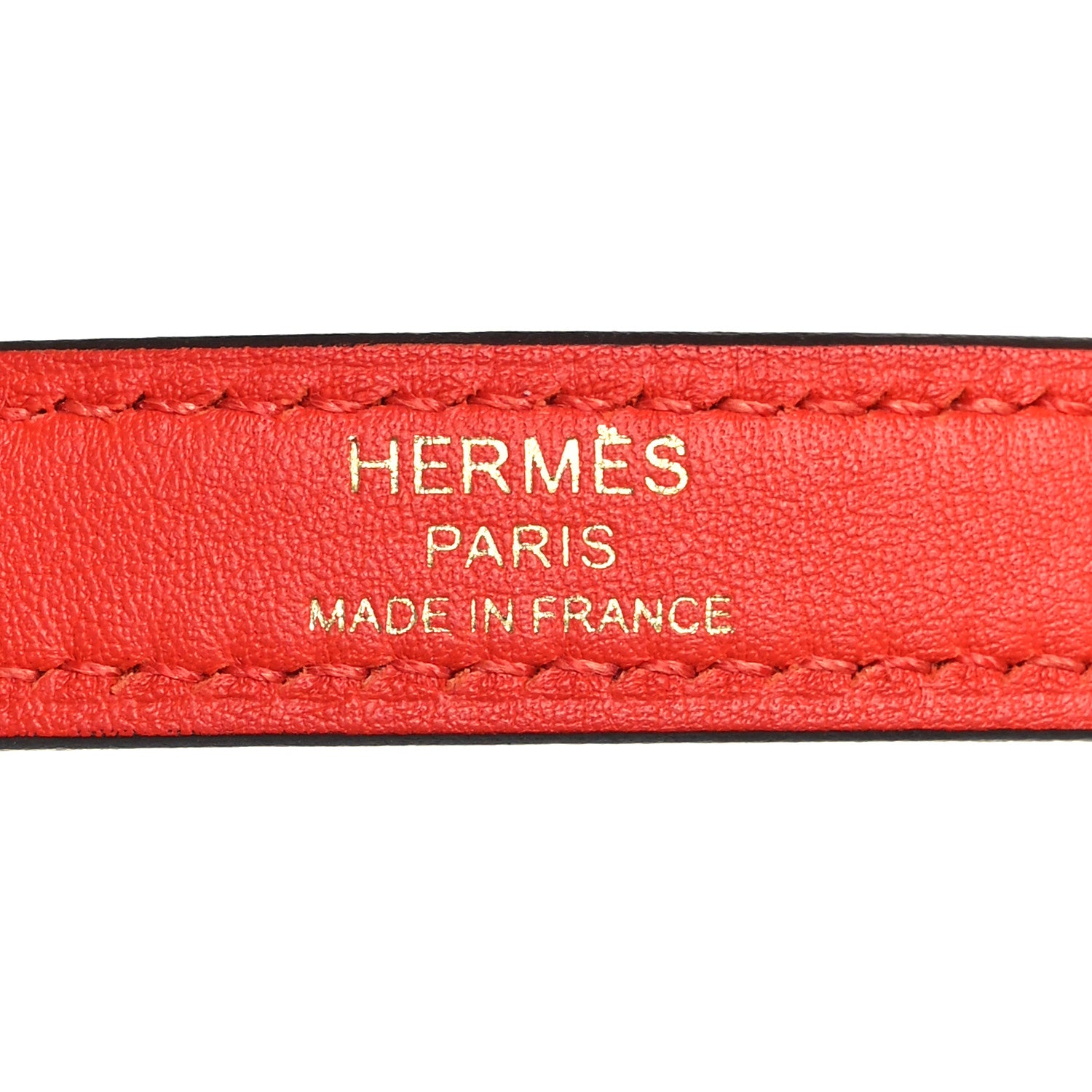 Hermes Swift 16mm Mini Dog Carres Bag Strap Capucine 3 of 4