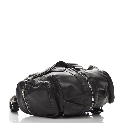 Alexander Wang Lambskin Marti Backpack Washed Black Nikel Hardware 6 of 10