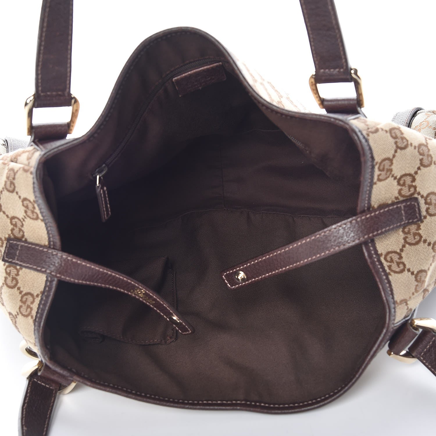 Gucci Monogram Medium Abbey Shoulder Bag Dark Brown 5 of 7