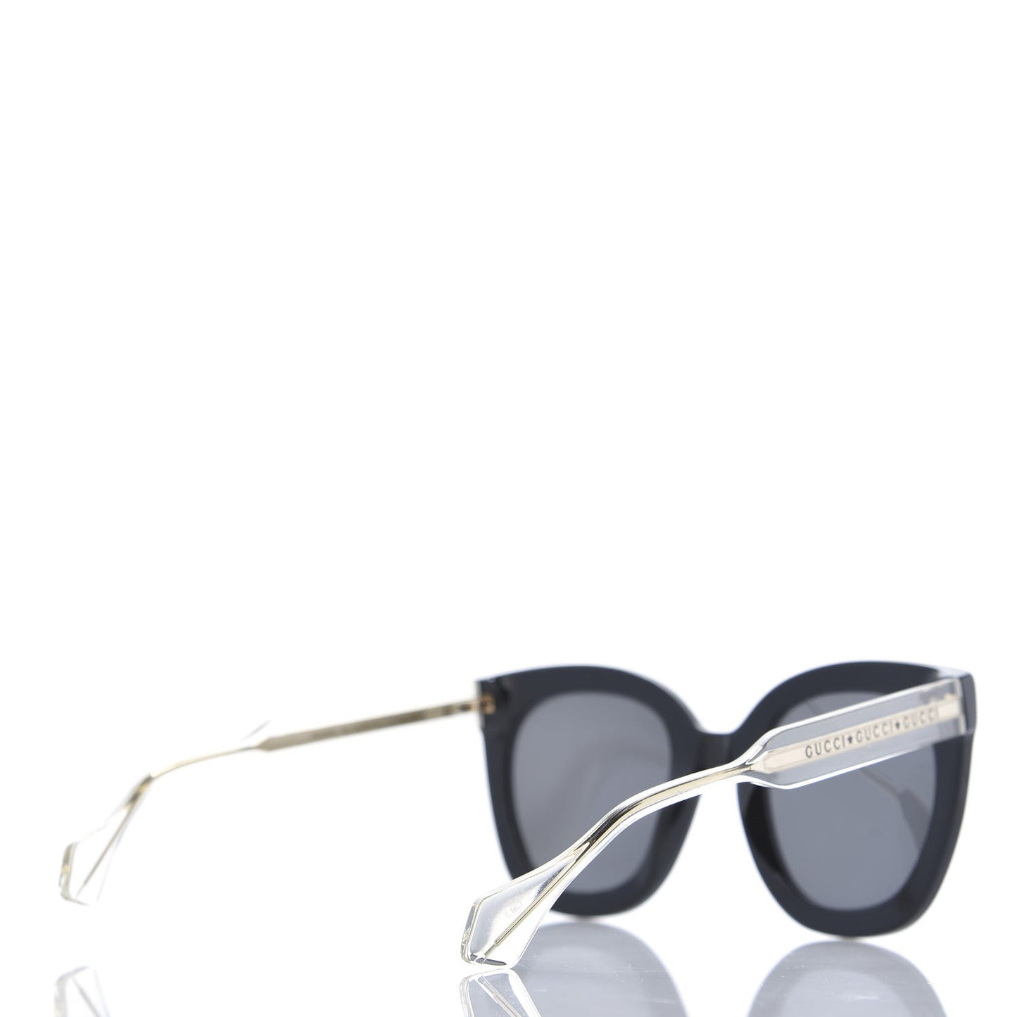 Acetate Crystal Sunglasses GG0564S Black Grey