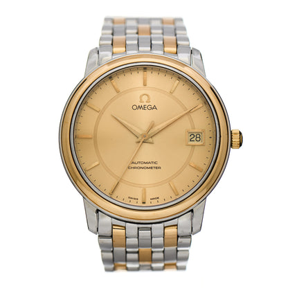 Omega Stainless Steel 18k Yellow Gold 35mm De Ville Chronometer Automatic Watch 168.1050 1 of 5