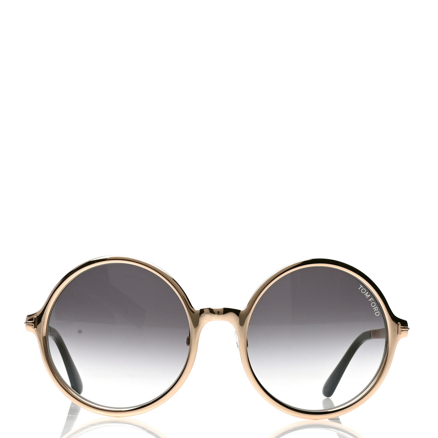 Round Ava 02 Sunglasses TF572 Gold