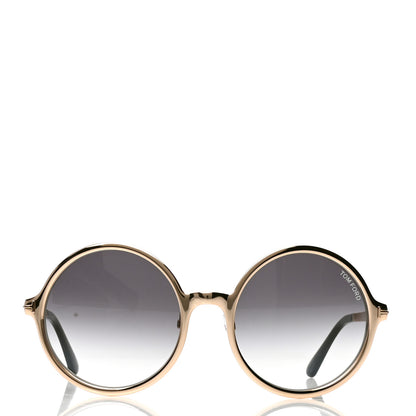 Tom Ford Round Ava 02 Sunglasses TF572 Gold 2 of 4