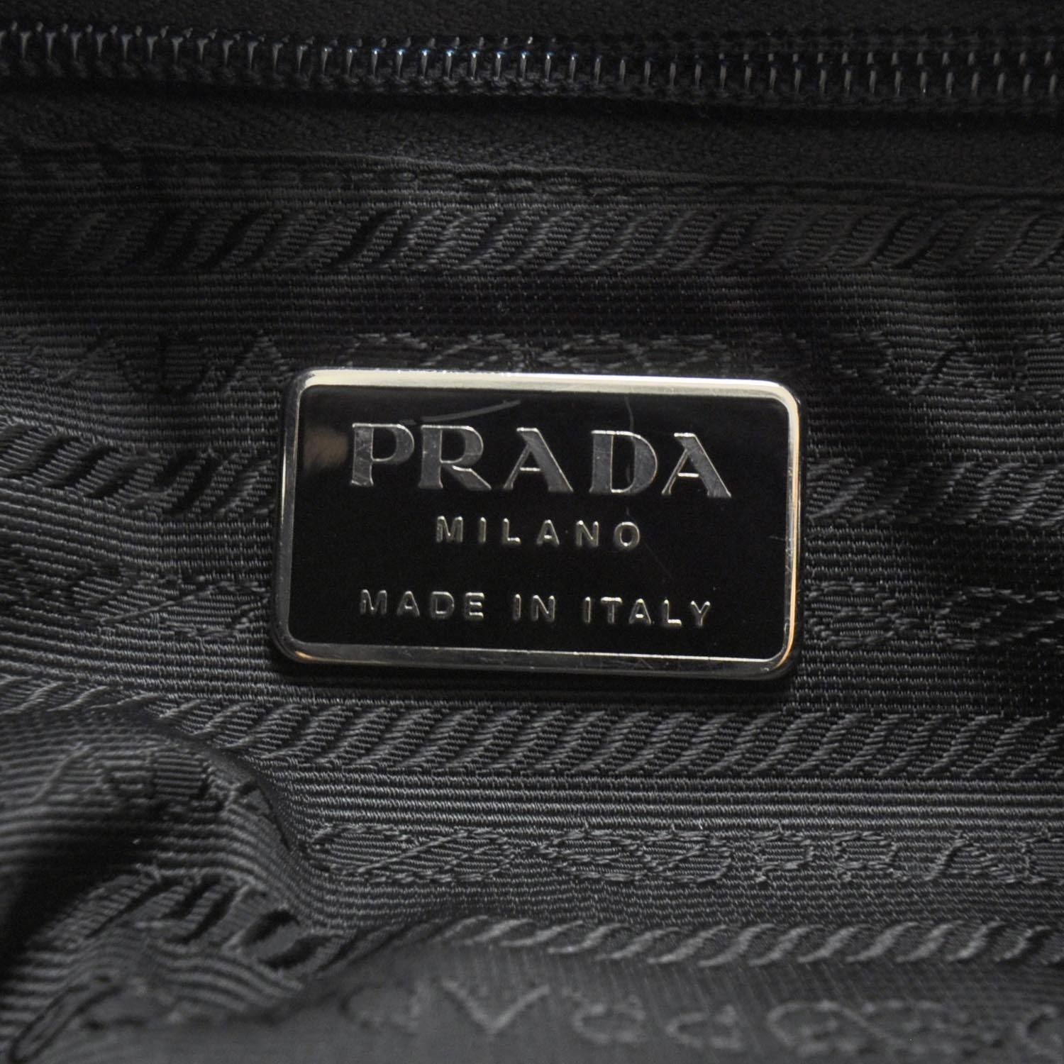 Prada Tessuto Nylon Small Backpack Black 8 of 9
