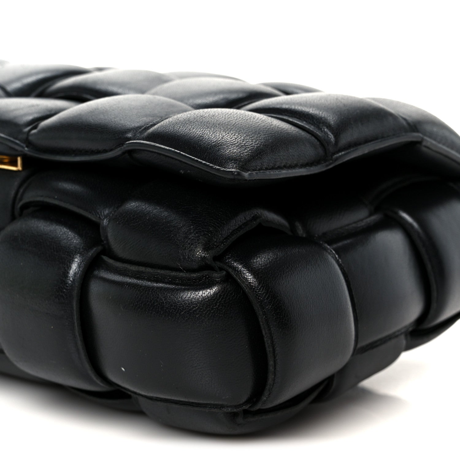 Bottega Veneta Nappa Maxi Intreccio Padded Cassette Crossbody Bag Black 12 of 12