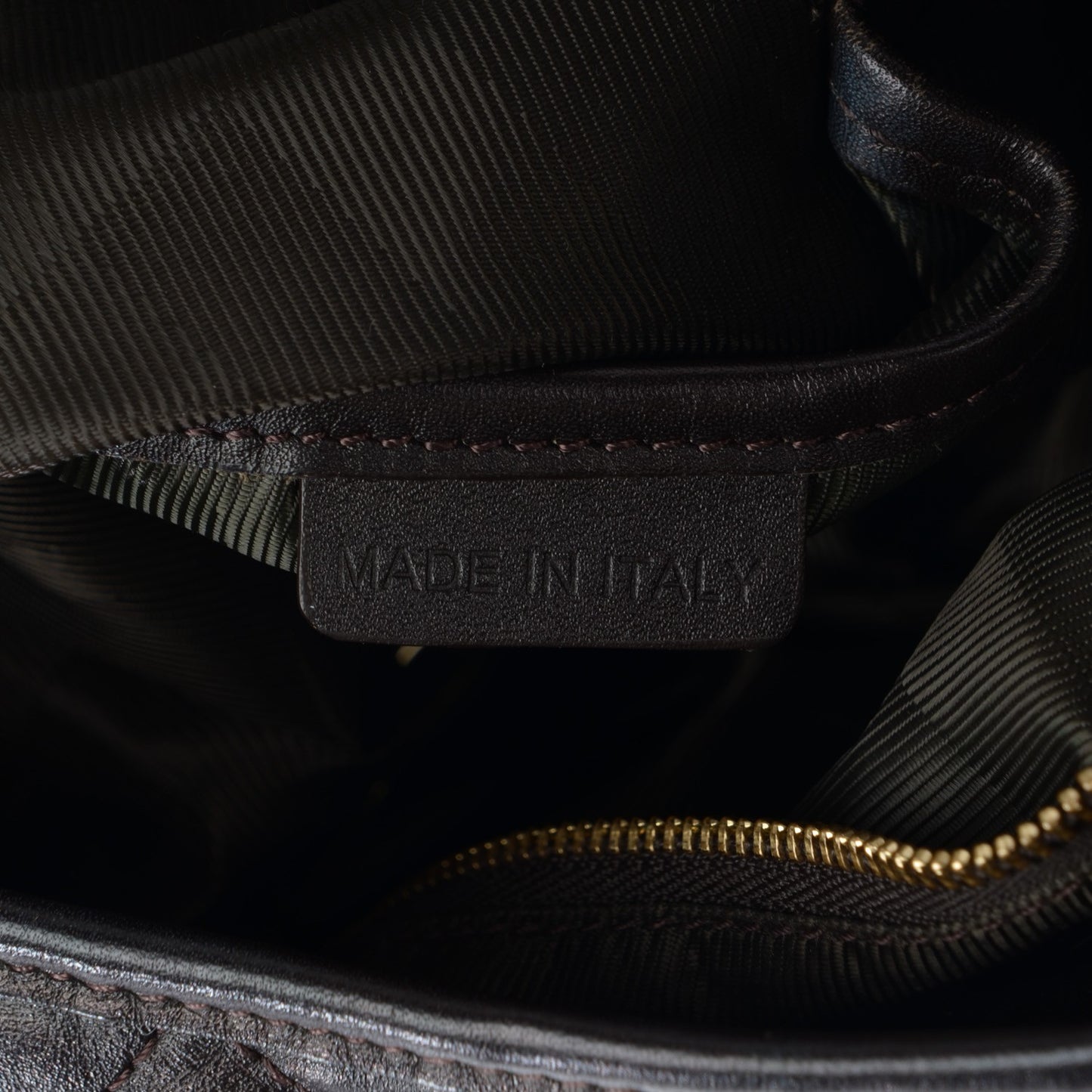 Leather Quilted Brook Hobo Brown