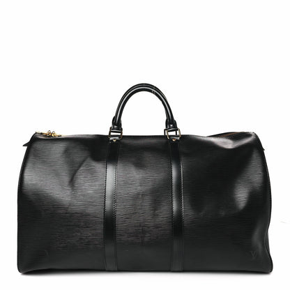 Louis Vuitton Epi Keepall 50 Black 1 of 10
