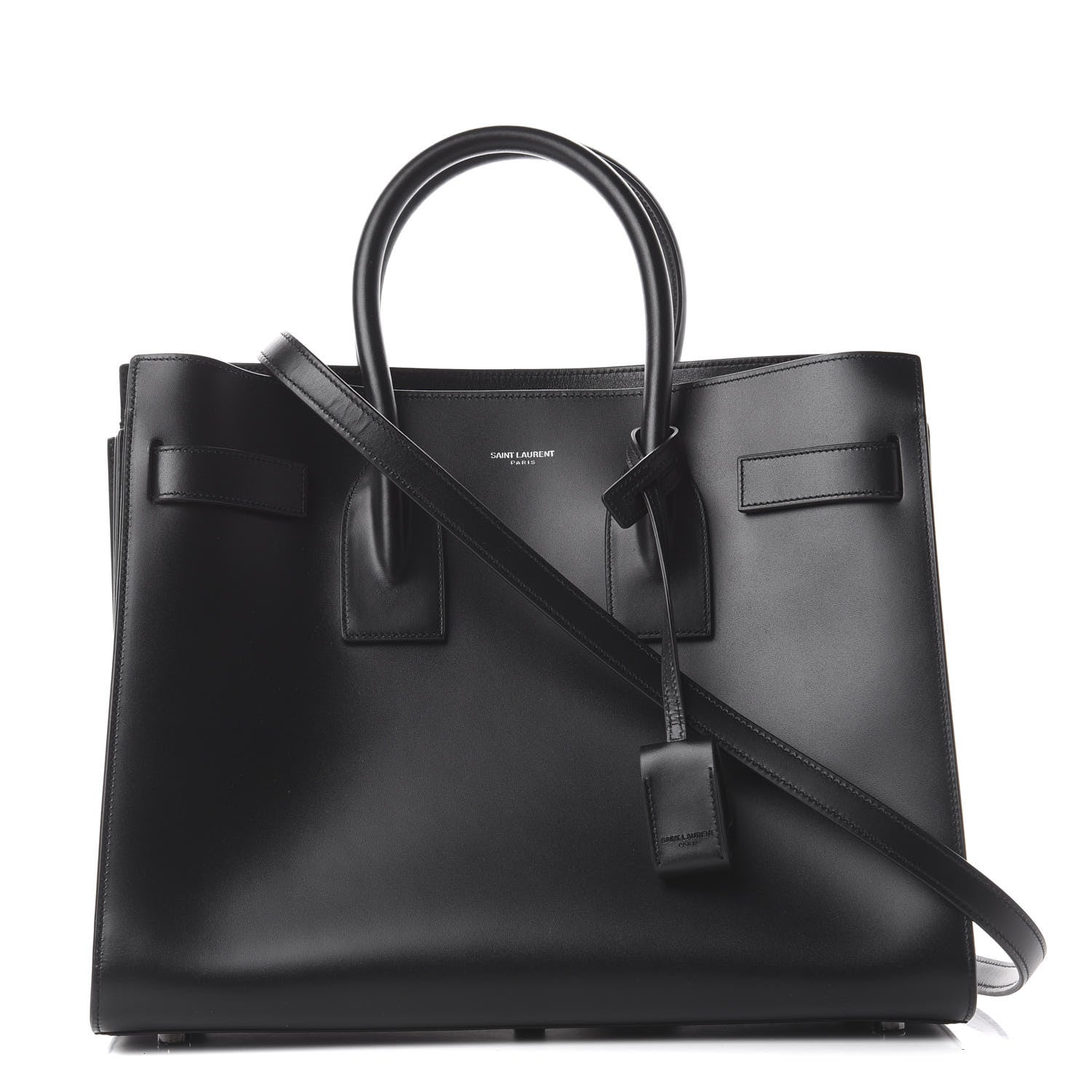 Saint Laurent Smooth Calfskin Small Sac De Jour Black 1 of 11