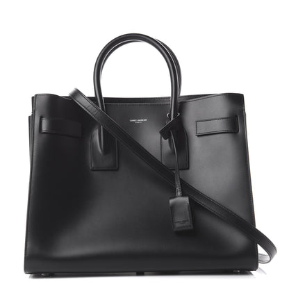 Saint Laurent Smooth Calfskin Small Sac De Jour Black 1 of 11