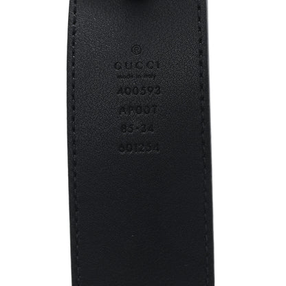 Gucci Calfskin Double G 40mm Belt 85 34 Black 3 of 4