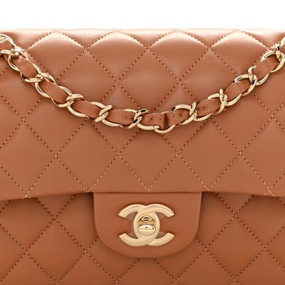 Chanel Lambskin Quilted Small Double Flap Brown 8 of 11