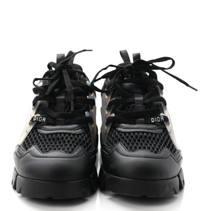 Christian Dior Mesh Calfskin Womens D-Connect Sneakers 38 Black 2 of 10