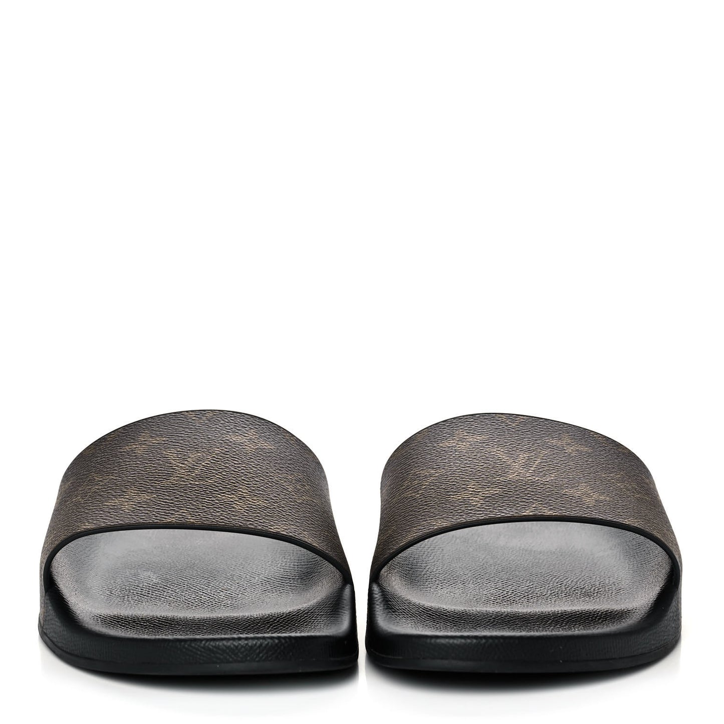 Rubber Monogram Mens Waterfront Mules 9 Macassar