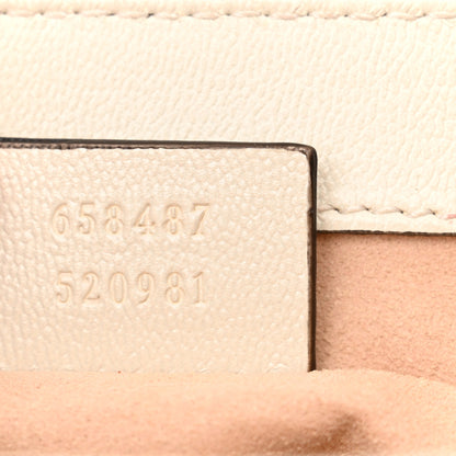 Gucci GG Supreme Monogram Calfskin Mini Padlock Flap Pocket Shoulder Bag Beige Mystic White Sun Oil 7 of 12