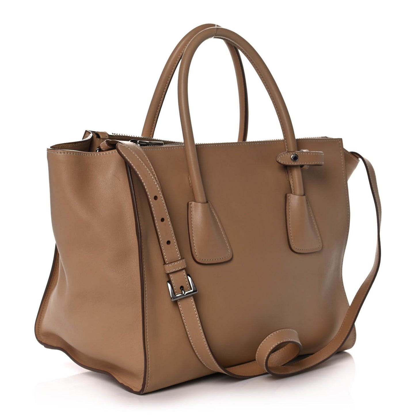 Vitello Soft Twin Pocket Tote