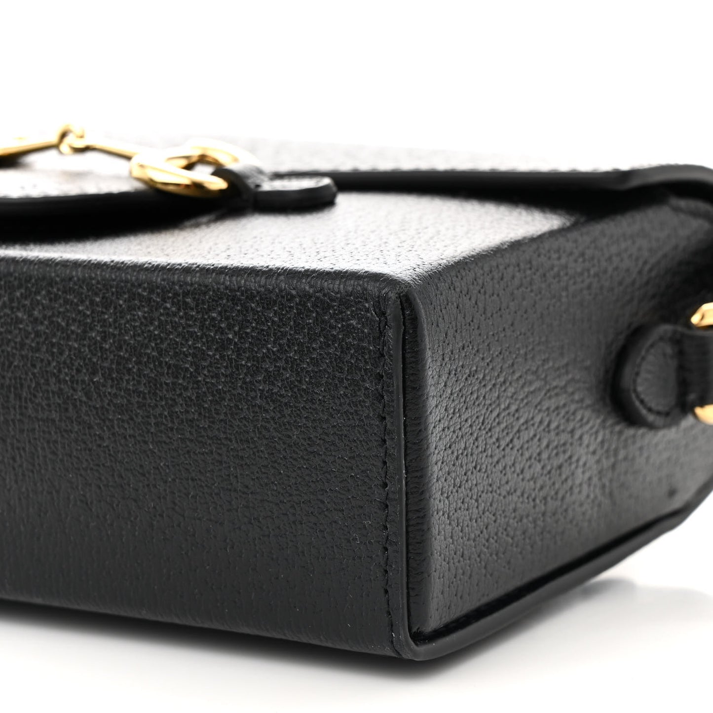 Calfskin Horsebit 1955 Shoulder Bag Black
