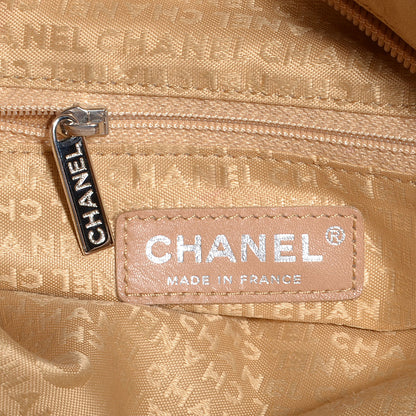 Chanel Lambskin Stitched Medium Ultimate Soft Tote Beige 6 of 7