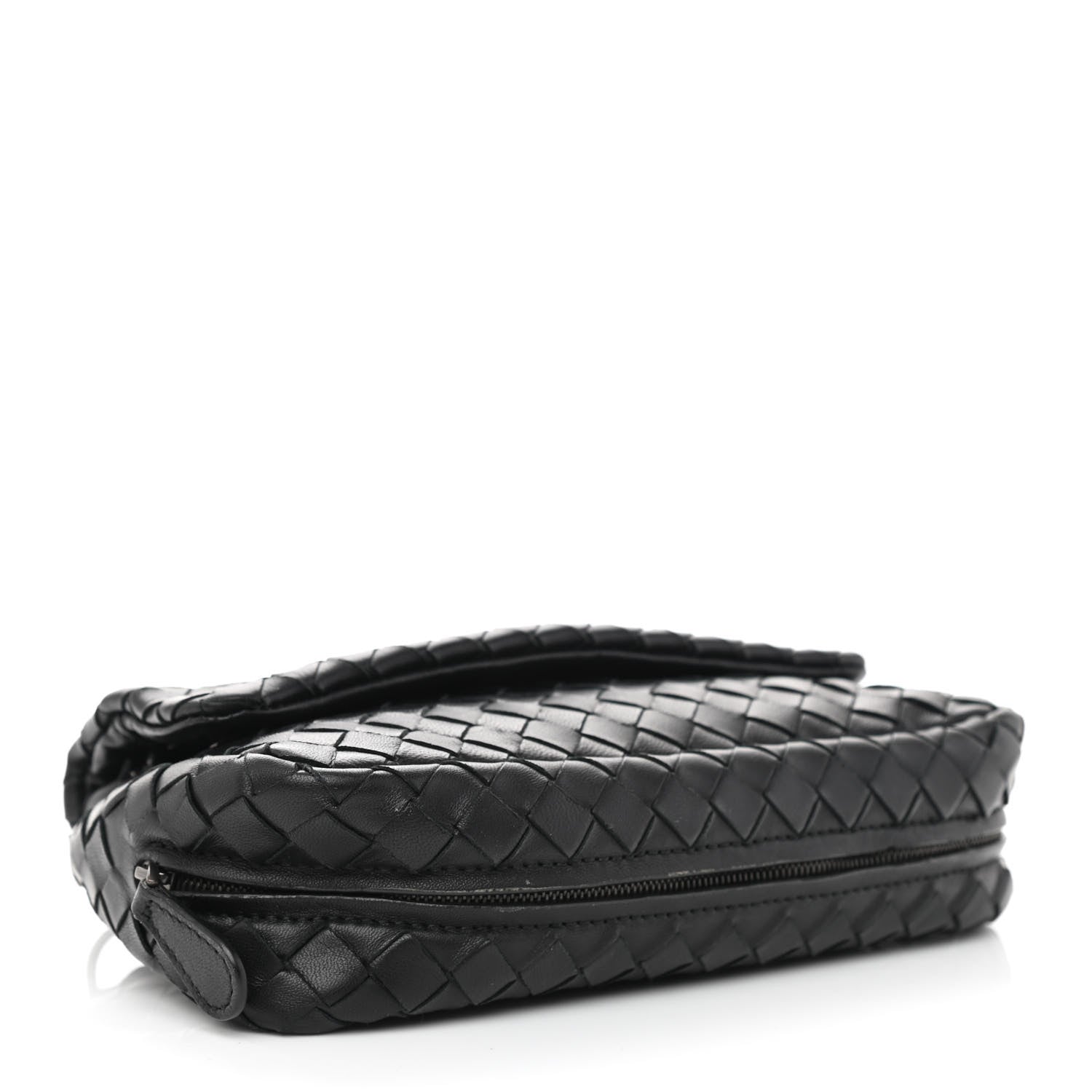 Bottega Veneta Nappa Intrecciato Mini Chain Messenger Black 4 of 8