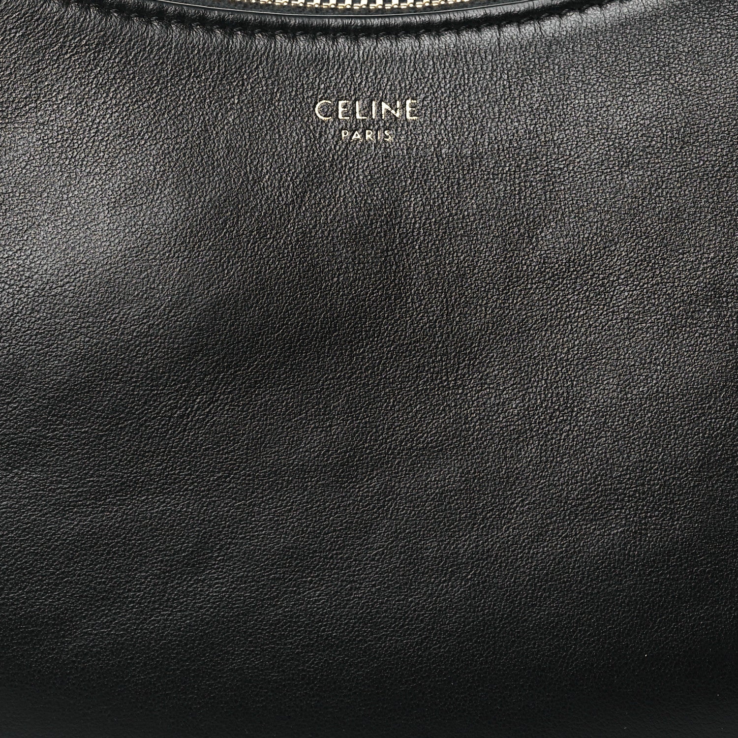 Celine Smooth Calfskin Medium Strap Ava Shoulder Bag Black 7 of 9