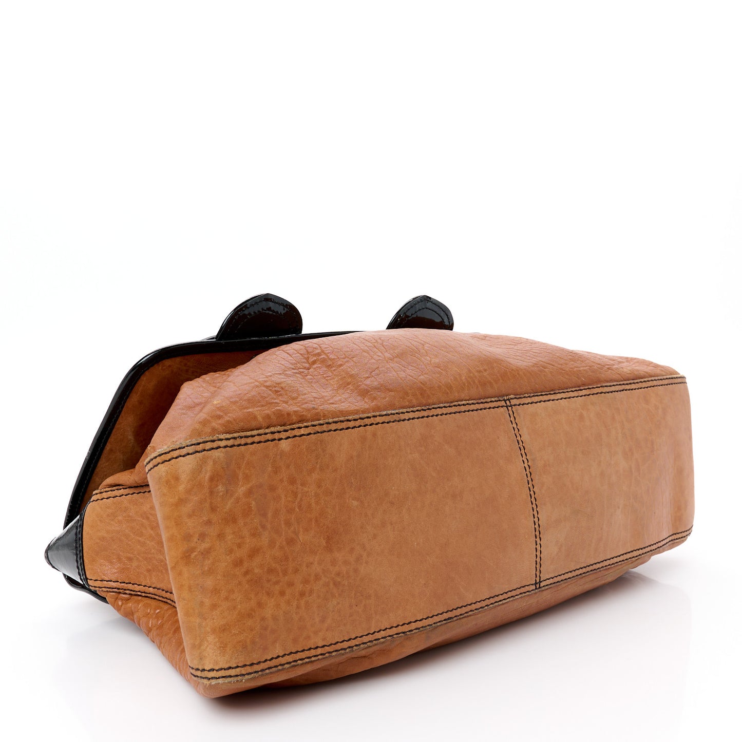 Nappa Patent Large B Bag Osso Black