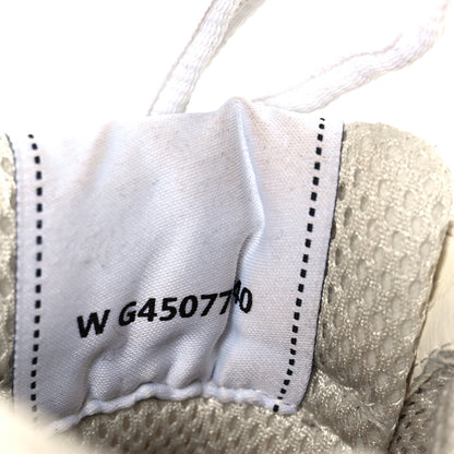 Chanel Fabric Laminated Calfskin Stretch CC Sneakers 40 Ivory Gold Silver 9 of 10