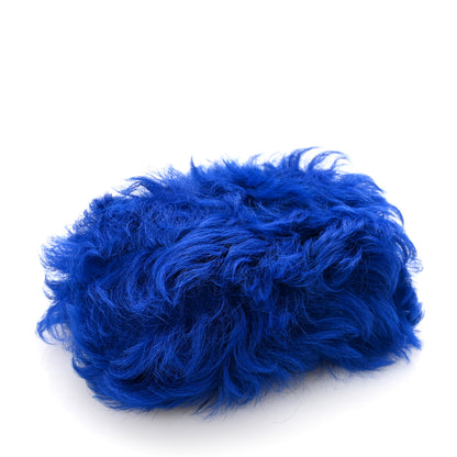 Chanel Shearling Lambskin CC Hook Card Holder Blue 4 of 9