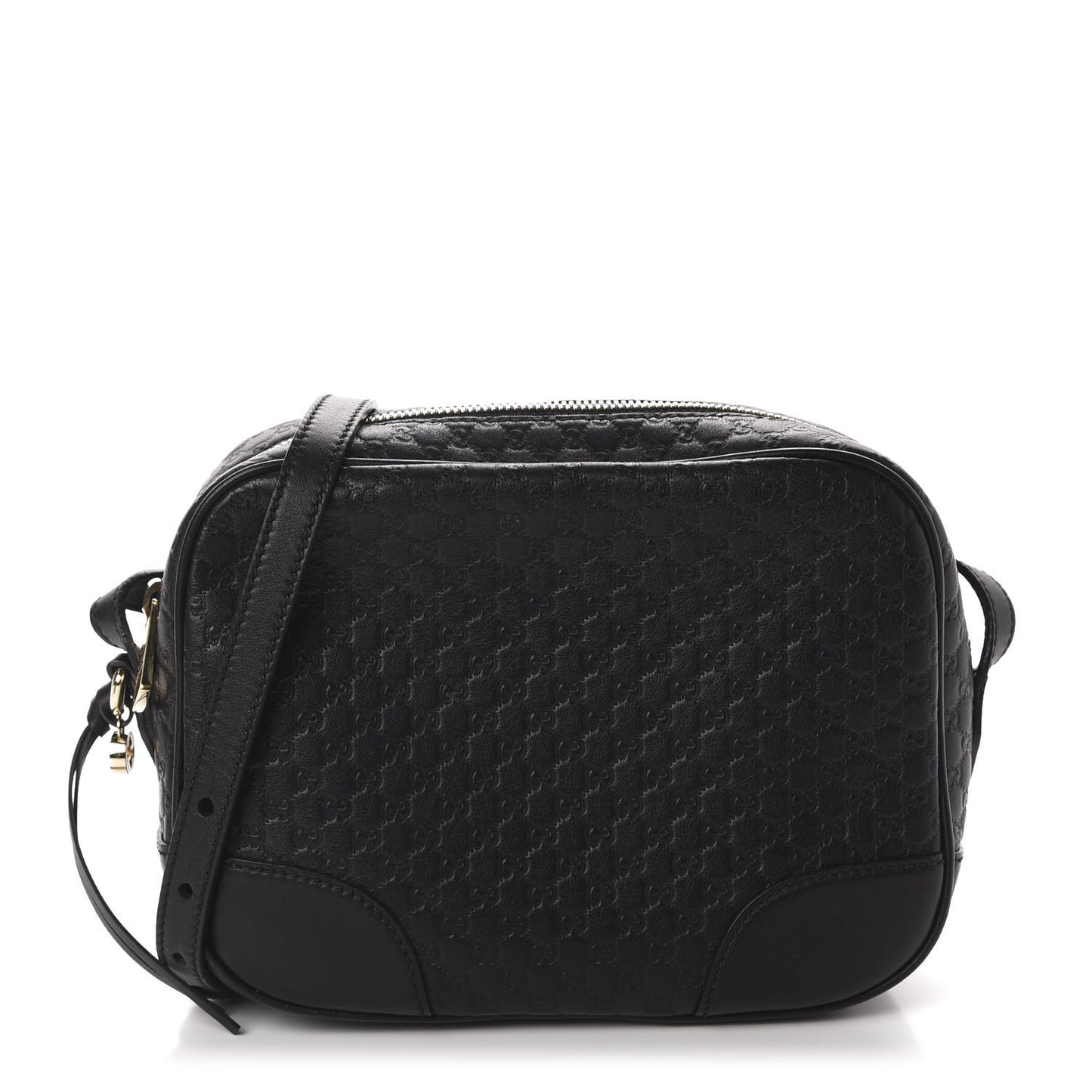 Microguccissima Mini Bree Messenger Bag Black
