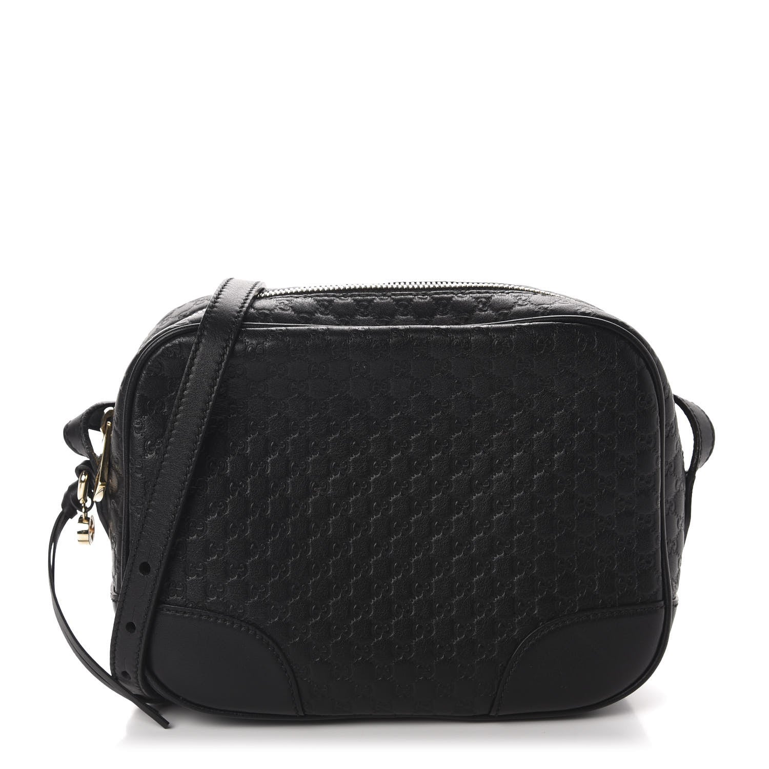 Gucci Microguccissima Mini Bree Messenger Bag Black 1 of 10