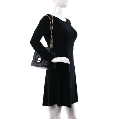 Christian Dior Lambskin Mixed Cannage Miss Dior Flap Black 2 of 11