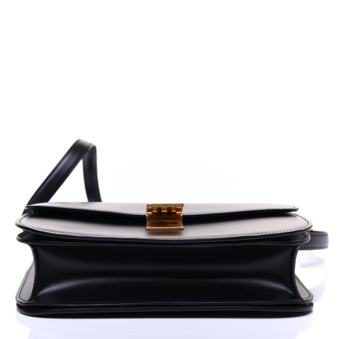 Box Calfskin Medium Classic Box Flap Black